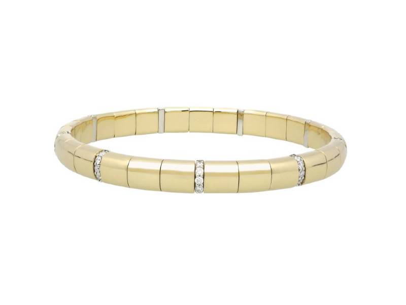 BRACCIALE PURA ORO GIALLO E DIAMANTI ROBERTO DEMEGLIO PU40G3DB